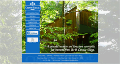 Desktop Screenshot of crownridgeresort.com